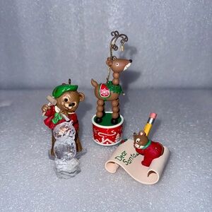 3 Vintage Hallmark Ornaments